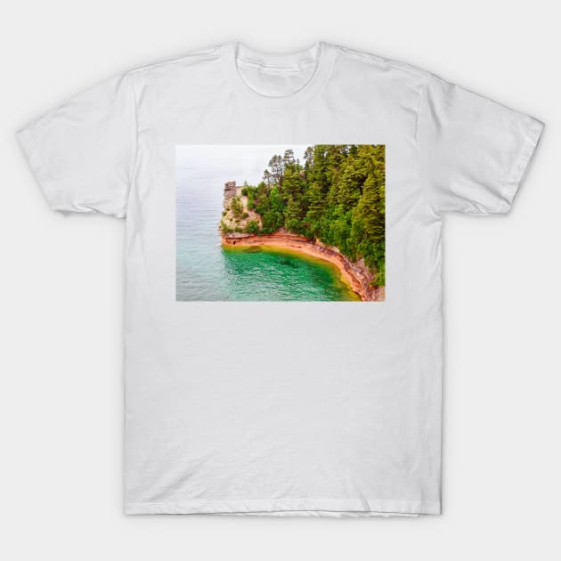 Pictured Rocks - Miner's Castle T-Shirt by Colette22